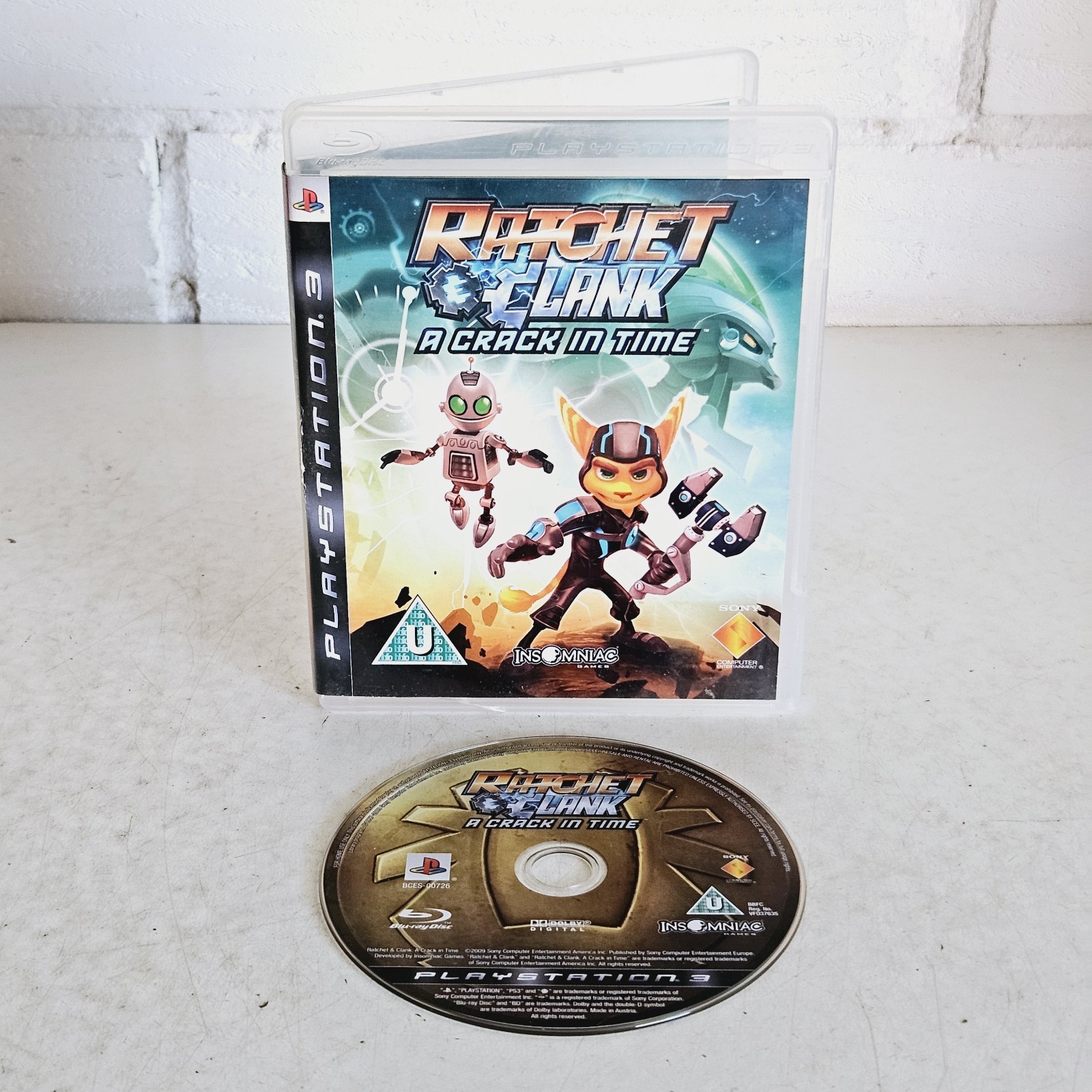 Ratchet & Clank: A Crack in Time (Sony PlayStation 3) PS3 - No Manual Included