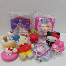 Mix Lot of 9 McDonalds Happy Meal Toys Sanrio Hello Kitty Toys 2000's My Melody