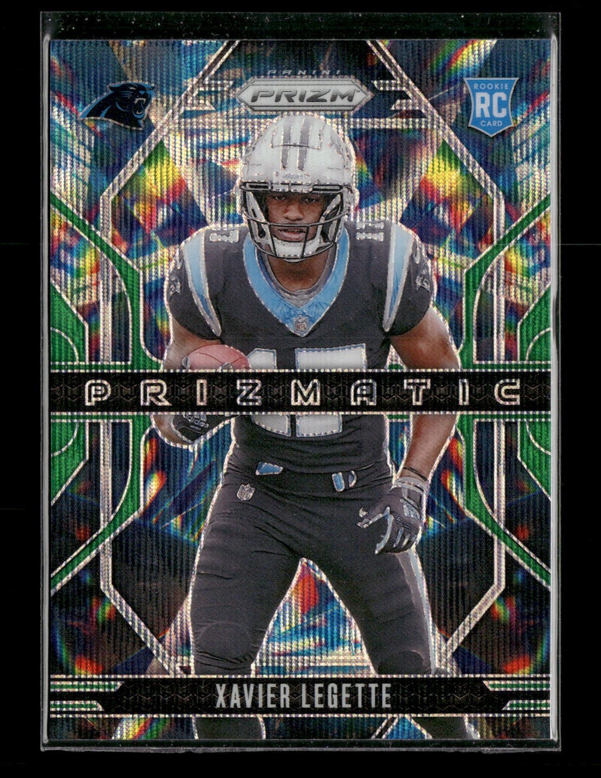 2024 Panini Prizm Xavier Legette Prizmatic Wave Green Prizm #16