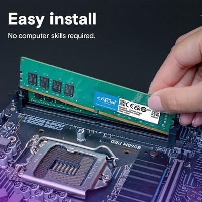Crucial | CT16G4DFRA32A.C8FF | DDR4 UDIMM Desktop Memory