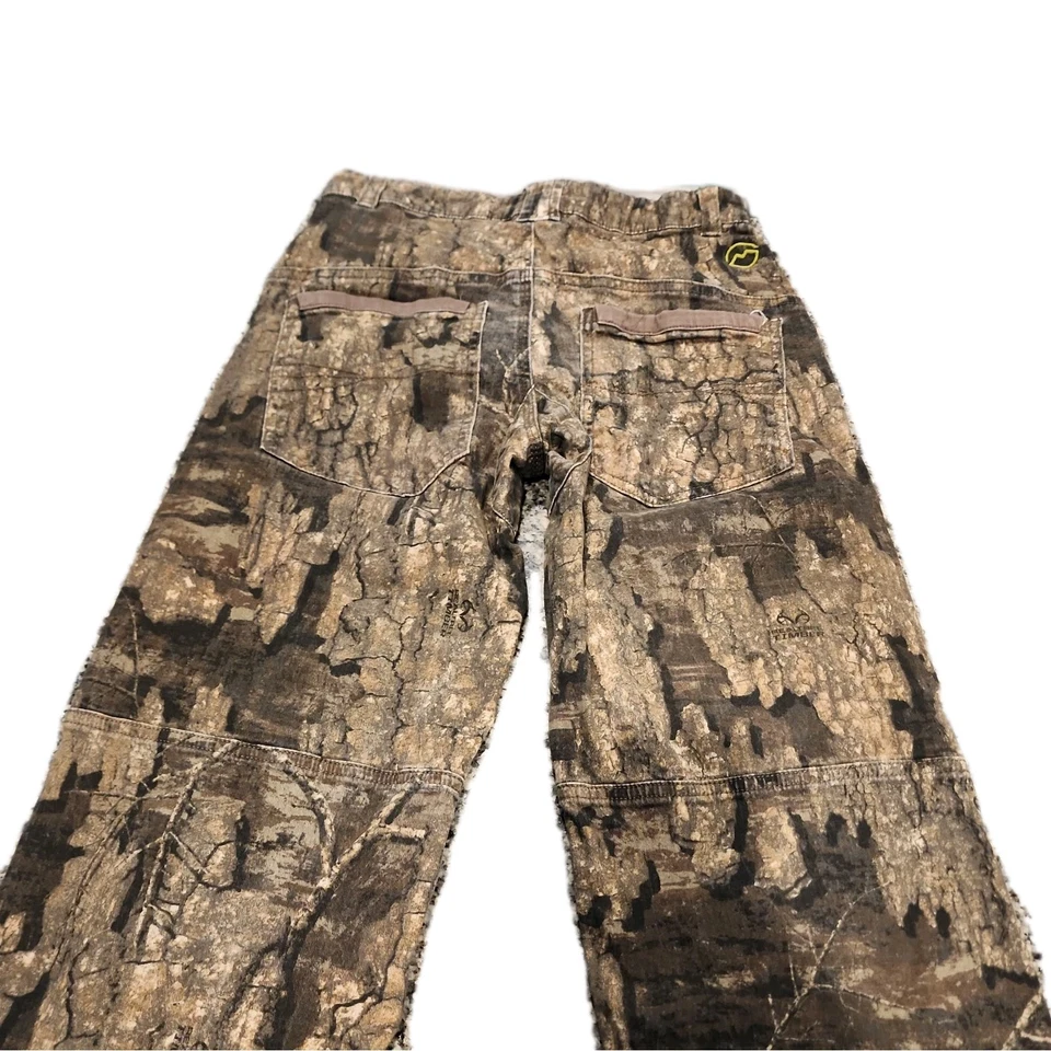 Magellan Outdoors RealTree Camo AOP Hunting Winter Pants Jeans Youth Kids Med - Image 4 of 4