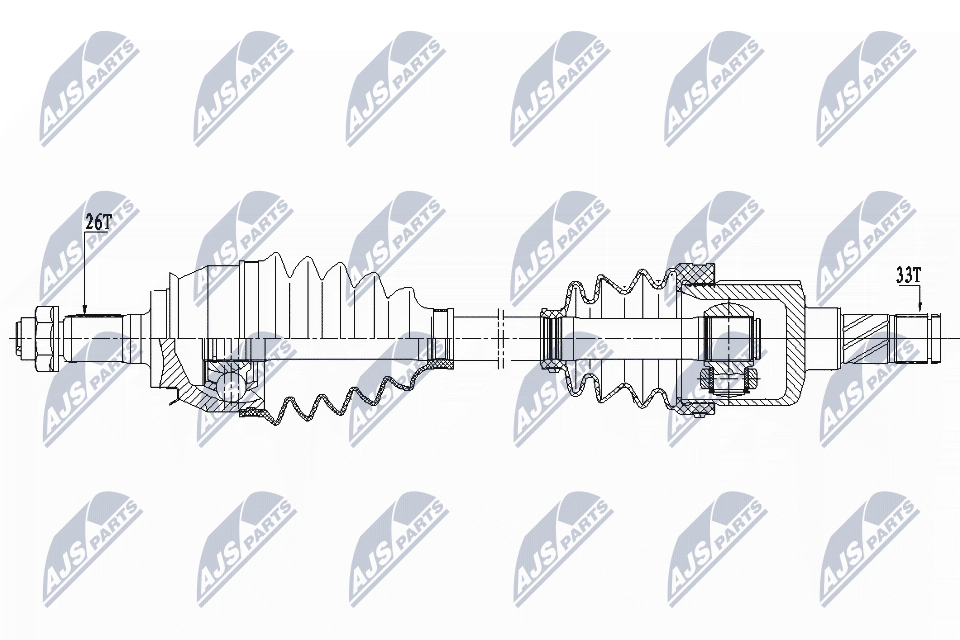 Nty Driveshaft For Mini R56/R57 Cooper, One 06-12 /Left - Image 4