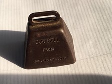 Vintage DATSON’S MILK/DAIRY Miniature COW BELL