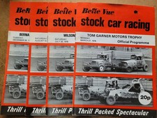 4 x 1978 BriSCA F1 Stock Car Programmes, Belle Vue Formula 1 Stockcar Oval  #103