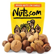 Nuts.com   Mixed Nuts in Shell   5 Lb Bag, Healthy Snack Sampler, Includes Pr...