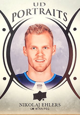 2018-19 Upper Deck - UD Portraits #P-27 🏒 Nikolaj Ehlers - Carolina Hurricanes