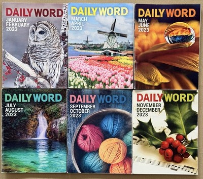 Daily Word - January thru December 2023! Great Condition! Lot of 6 Issues!