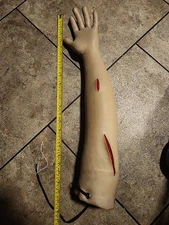 Nasco Life Form Medical Prop Suture Stapling Practice Arm Hand LF01028 Halloween