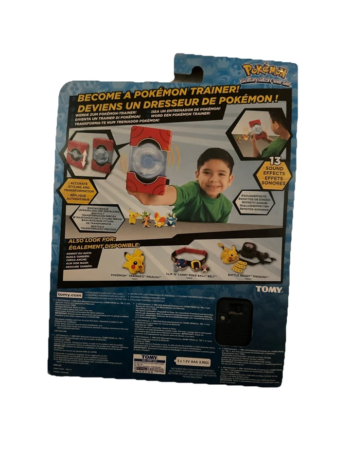 Pokemon Trainer Kalos Region Pokedex XY Tomy 2014 Portátil Electrónico B Foto 2 de 2