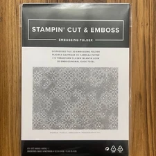 Stampin' Up! DISTRESSED TILE 3D Embossing Folder
