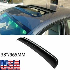38"/965MM Smoke Sun/Moon Roof Top Window Sunroof Visor Vent Rain/Wind Deflector