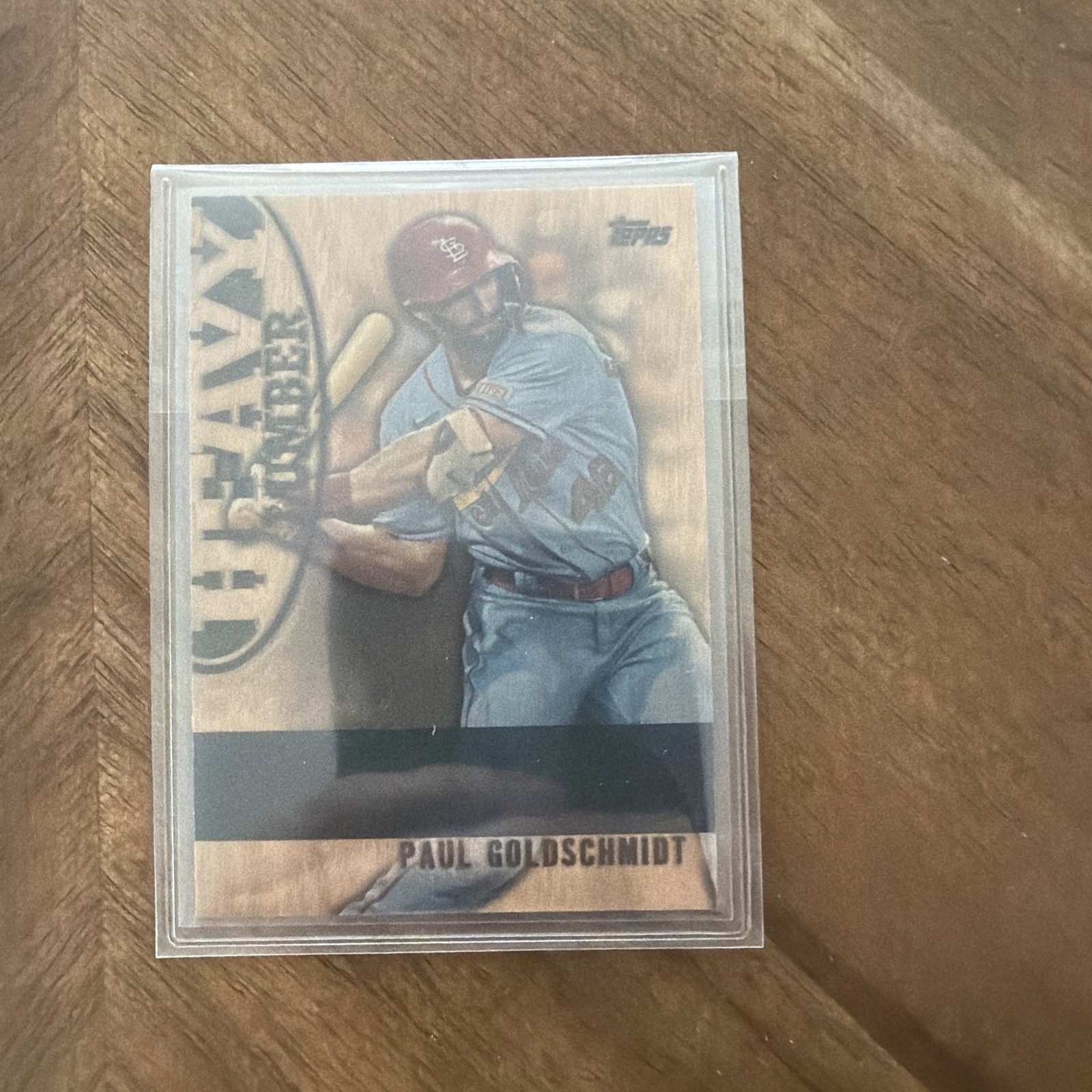 2024 Topps Series 1 PAUL GOLDSCHMIDT HEAVY LUMBER SSP HL-7 *CASE HIT*