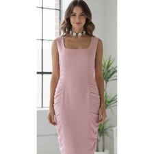 NWT Guess ruched midi dress