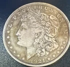 1921 Silver Dollar Morgan US Coin 90% Silver Beautiful Toning