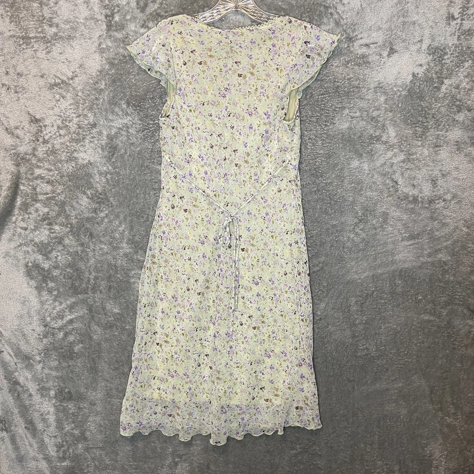 Vestido City Triangles Mujer Y2K Hada Ditzy Floral Flutter Sobrepelliz Gasa 7 Foto 2 de 4