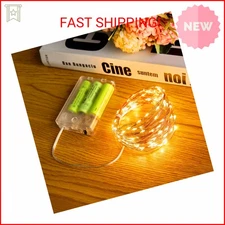 Minetom Fairy String Lights, 33Ft 100 LED Mini Battery Operated Fairy Lights Cop