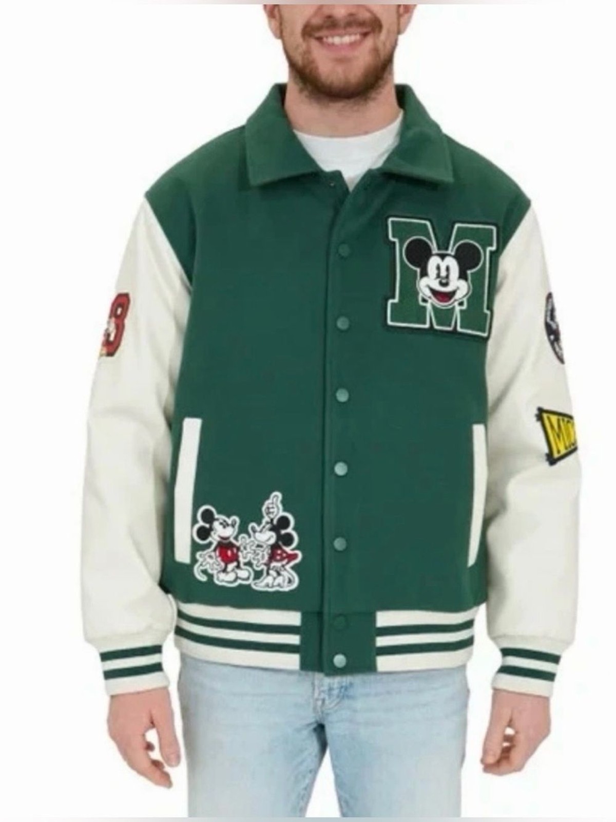 Disney Adult Unisex Varsity Jacket Women's Size XXL / Men's Size  XL NWT image 3