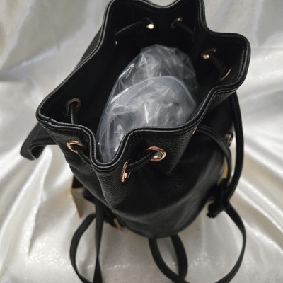 FOREVER 21 Black Quality Faux Leather Mini Backpack 8.5x7x5 Very Nice!! Spacious | eBay FOREVER 21 Black Quality Faux Leather Mini Backpack 8.5x7x5 Very Nice!! Spacious | eBay