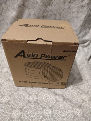 AVID POWER 6 Inch Buffing Polishing Pads 5Pcs for 6 Inch Backing Plate, Compound