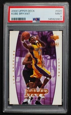 🌟 KOBE BRYANT - 2000-01 Upper Deck Game Jersey Ed MVP #420 - MINT PSA 9