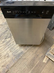 Avanti DW1833D3SE Built-In Dishwasher Silver Black Stainless Steel Tub 120V Eco