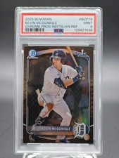 KEVIN MCGONIGLE 2025 BOWMAN CHROME REPTILIAN REF 1ST ROOKIE PSA 9 #BCP79 Q0107
