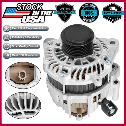 OEM Alternator 11999 14489 31100-5A2A02 Fit 2013-17 Honda Accord Sport 2.4L 110A - Picture 1 of 18