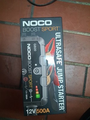 NOCO Boost Sport GB20 500A 12V UltraSafe Portable Lithium Battery Jump Starter