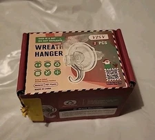 VIS'V Wreath Hanger Heavy Duty 22 Max Load Large Suction Cup Wreath Hooks (M1)