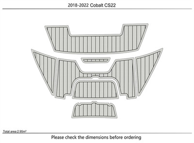 DuraEVA Seadek EVA Foam Boat flooring 2018-2022 Cobalt CS22