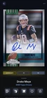 2025 Topps Chrome Drake Maye 1990 Auto /50 Topps NFL Collect Digital