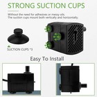 Adjustable 350L/H Submersible Pump with 1.5M Cord for Indoor/Outdoor Fountains