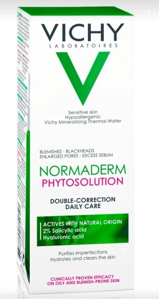 Vichy Normaderm 植物溶液双重矫正日常护理 50 毫升有效期至 2026 年 09 月 — 第 2/4 张图片