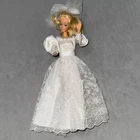 Vintage Mattel Barbie 12" Blonde Fashion Doll in Wedding Dress Philipines 1966