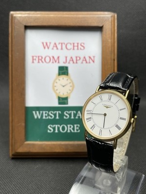 [Near Mint] Vintage Longines L4.637.2 Grande Classique White Dial Quartz JAPAN