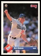 1993 Donruss 194 Kip Gross Los Angeles Dodgers