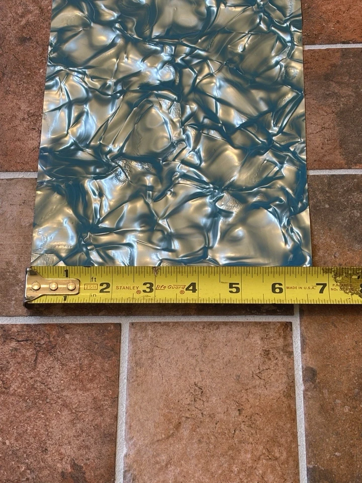 Plantilla Perla Mij Años 60 De Colección Azul Cielo Perla Envoltura Para Caja Tambor ¡Muy Bueno! Foto 4 de 4