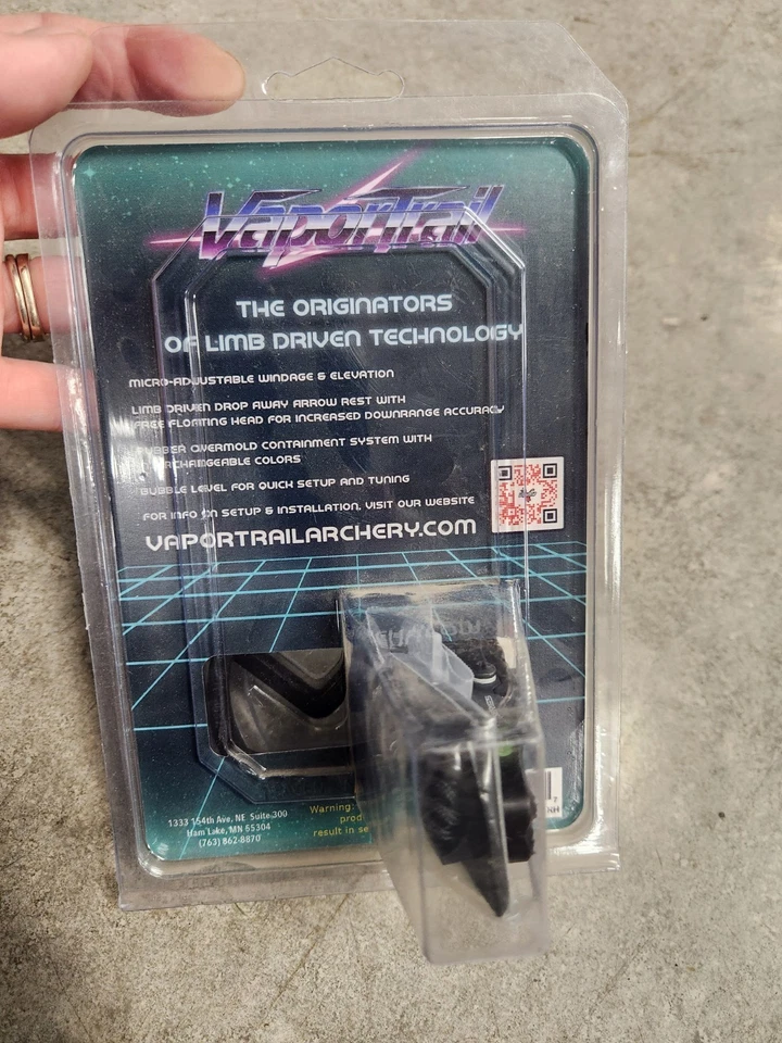 Vapor Trail Pro-VX arrow rest, LH, Universal mount - Image 2 of 2