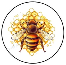 BEEHIVE HONEYCOMB BEE ENVELOPE SEALS LABELS STICKERS PARTY FAVORS