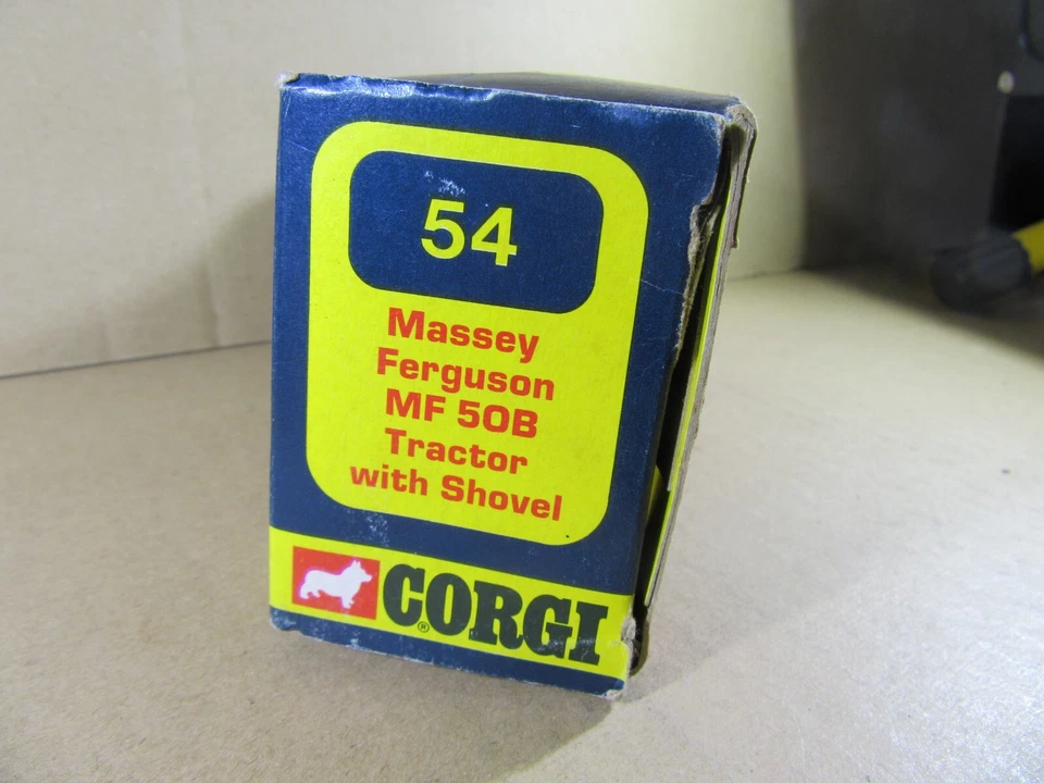 942U Vintage 1974 Corgi 54 England Box Empty Of Massey Fergusson Mf 20B Tp - Image 2 of 4