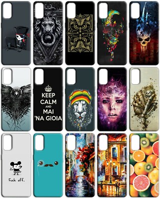 Custodia cover back case per Samsung Galaxy A55 5G in TPU morbida