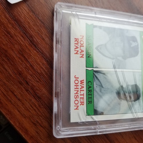 1979 Topps AllTime Record Holders Strikeouts 417 Walter Johnson