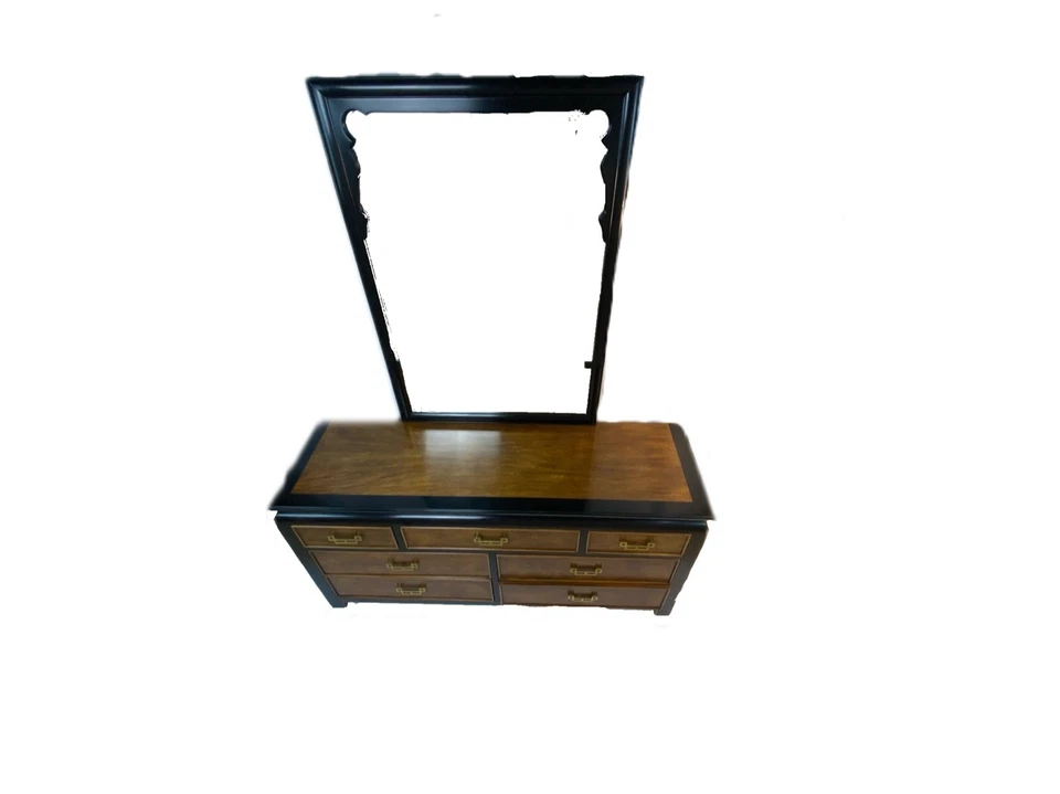 Raymond Sobota Century Furniture Chin Hua 7 Drawer Dresser with Mirror - Image 2 of 4