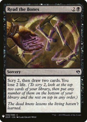 Magic MTG Tradingcard Mystery Booster 2019 Read the Bones 746/1694
