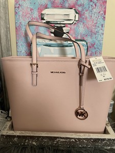 michael kors jet set tote soft pink
