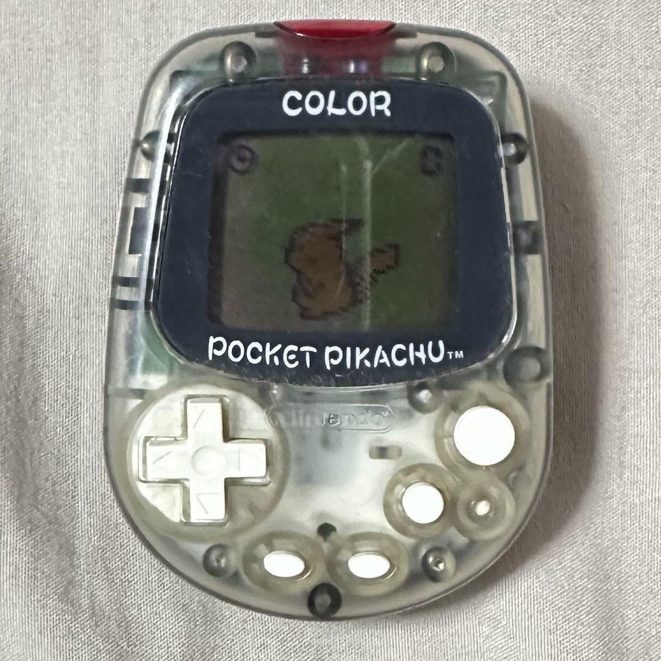 Pokemon Pocket Pikachu Color Gold Silver Edition Pedometer Japan Import