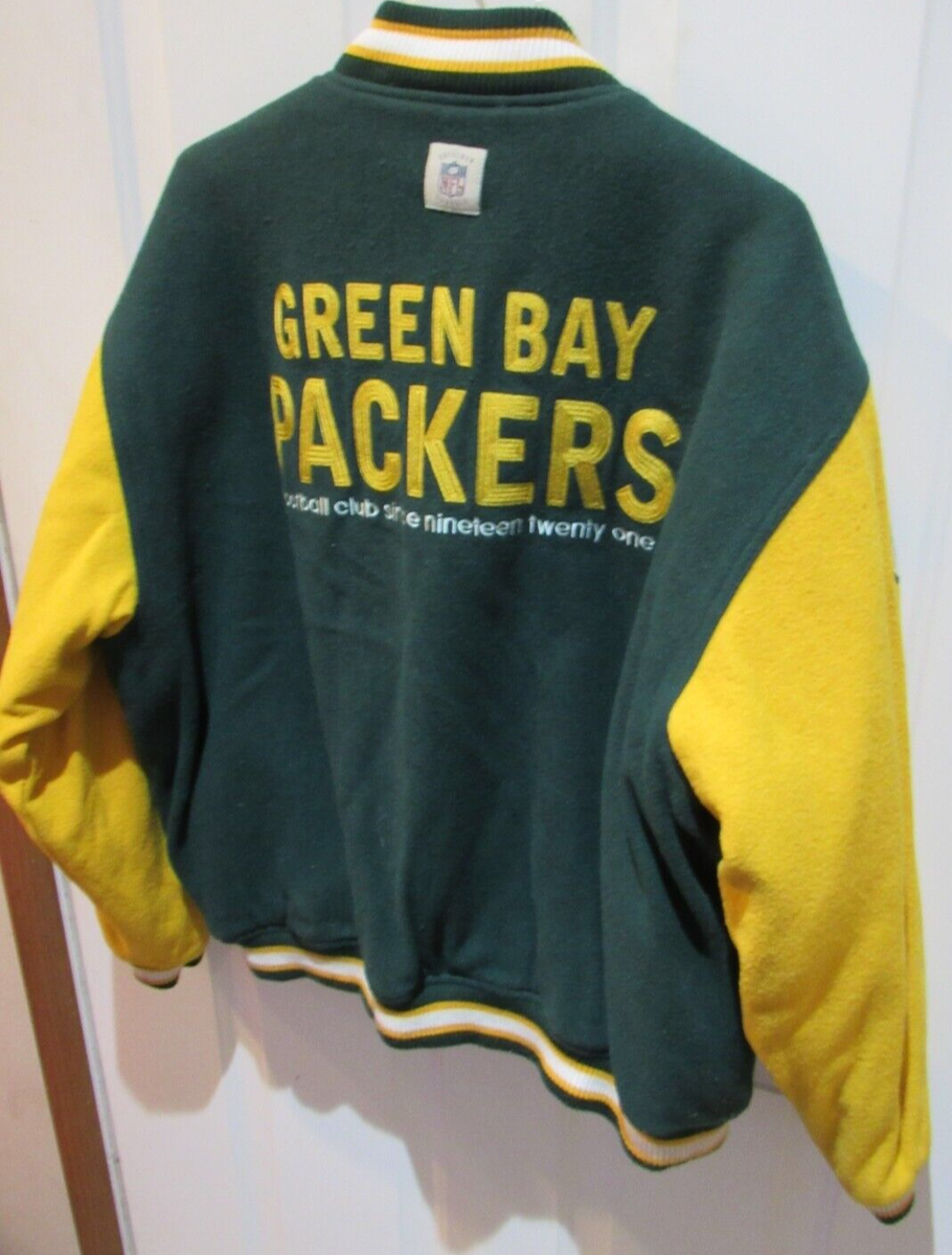Reebok Gridiron Classic Green Bay Packers Varsity Jacket NFL Reebok Gridiron Classic Green Bay Packers Varsity Jacket NFL