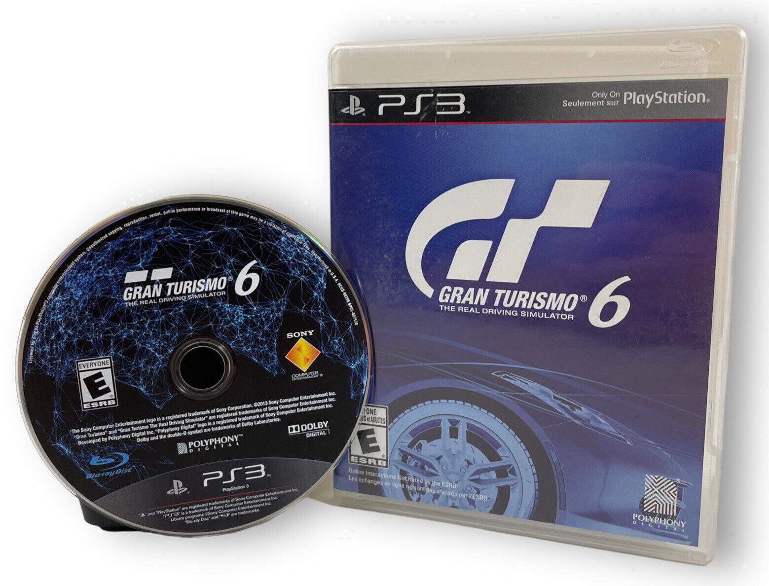 MINT DISC! Gran Turismo 6 PS3 (Sony PlayStation 3, 2013) Case & Disc  Game Tested 711719208280