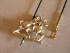 Schöner Reiterpendel  Zaanse Clock Pendulum Schippertje Frisenuhr Wunschlänge