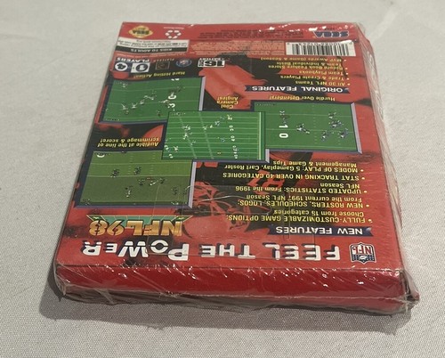 Sega Genesis NFL 98 New Sealed Box Damage Game Football - Picture 2 of 2